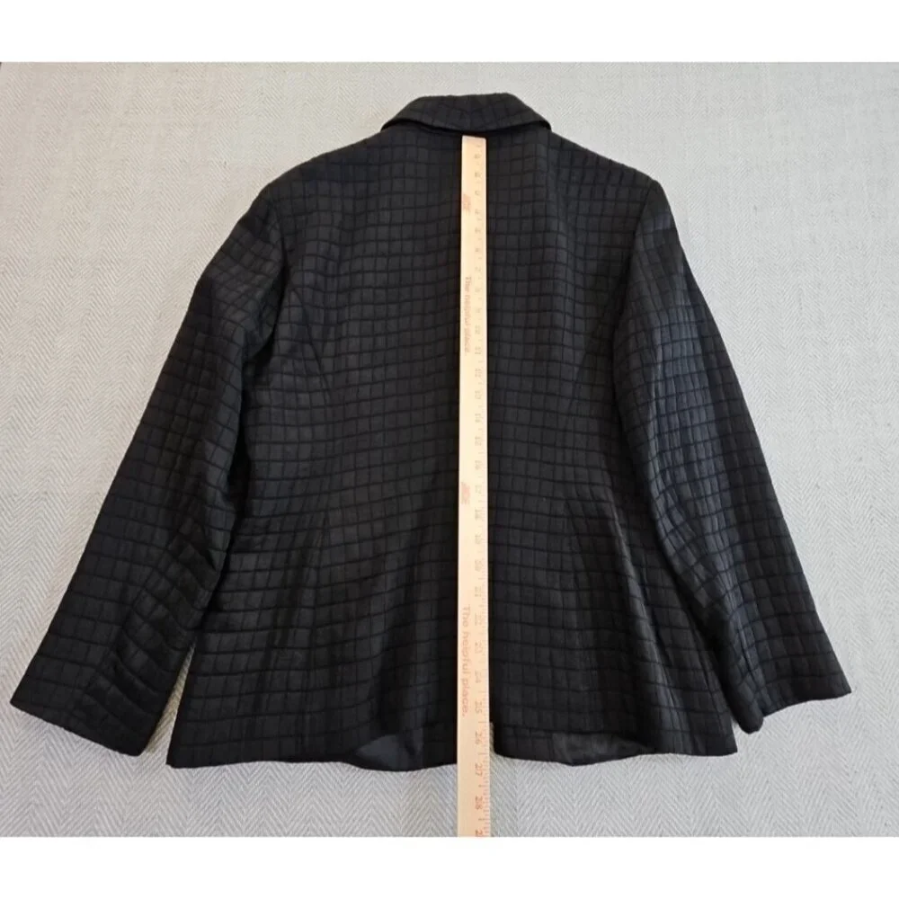 Mondi The Company Full Zip Jacket Women's 42‎ Black Long Sleeve Vintage EUC